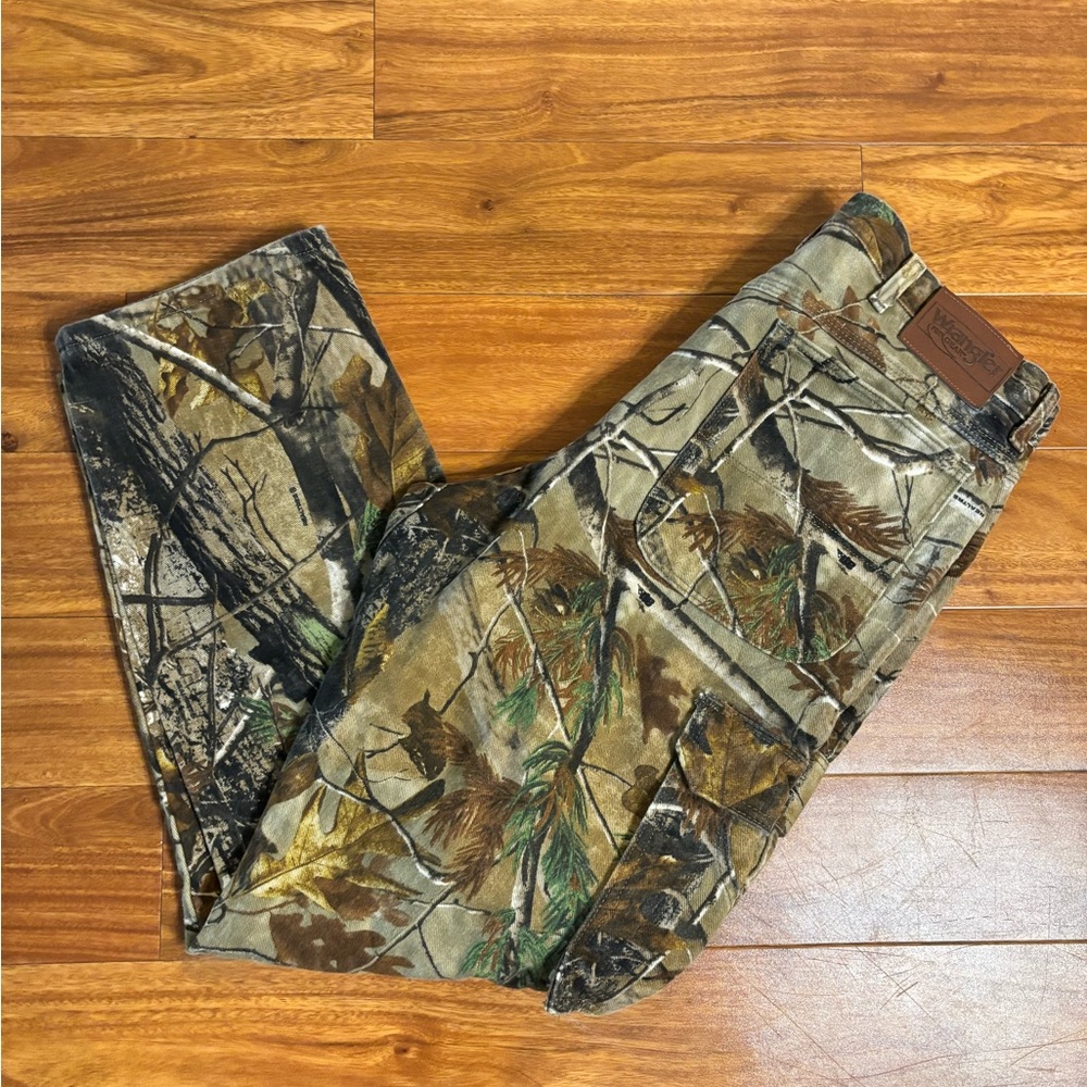 Wrangler Camo Men's Pants in Brown Green Tan